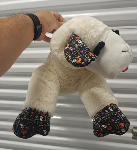 Dog toy lamb chop - lamb, plush